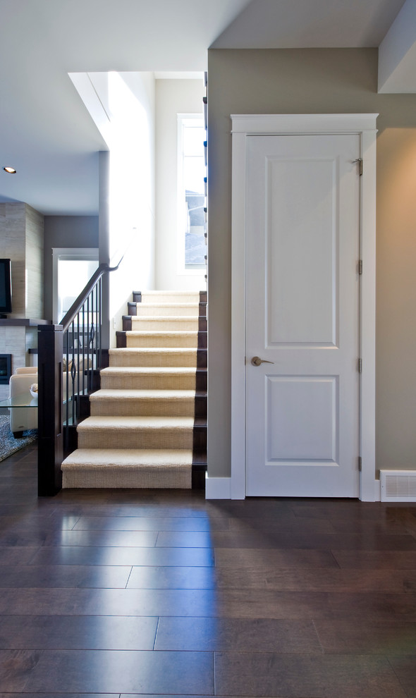 Inspiration for a timeless staircase remodel in Vancouver