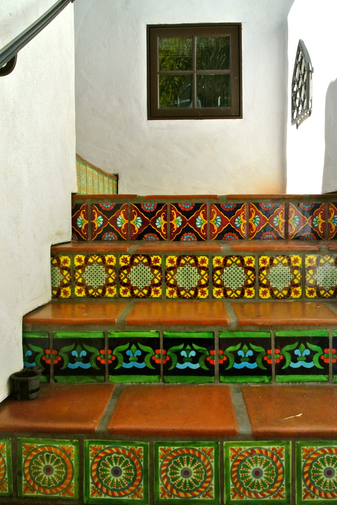 Foto på en medelhavsstil trappa