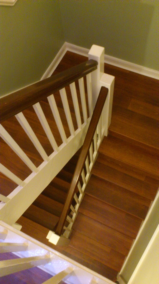 This is an example of a traditional staircase in Dublin.