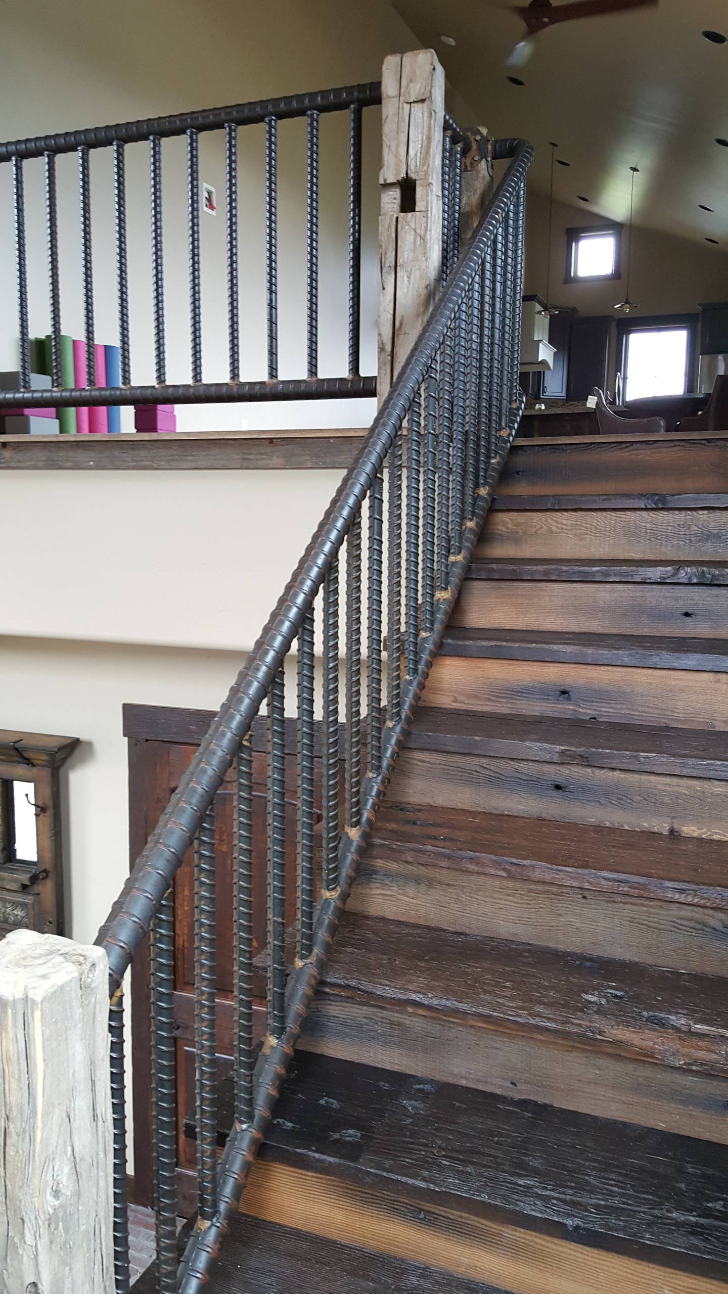 Rebar Handrail Industrial Staircase Other By Pc Industries Welding Fabrication Pci Metal Houzz