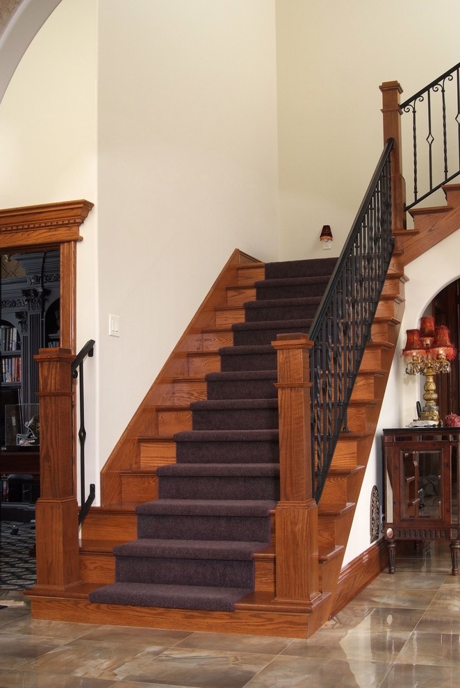 Red Oak Staircase Traditional Staircase Other by Baird Brothers