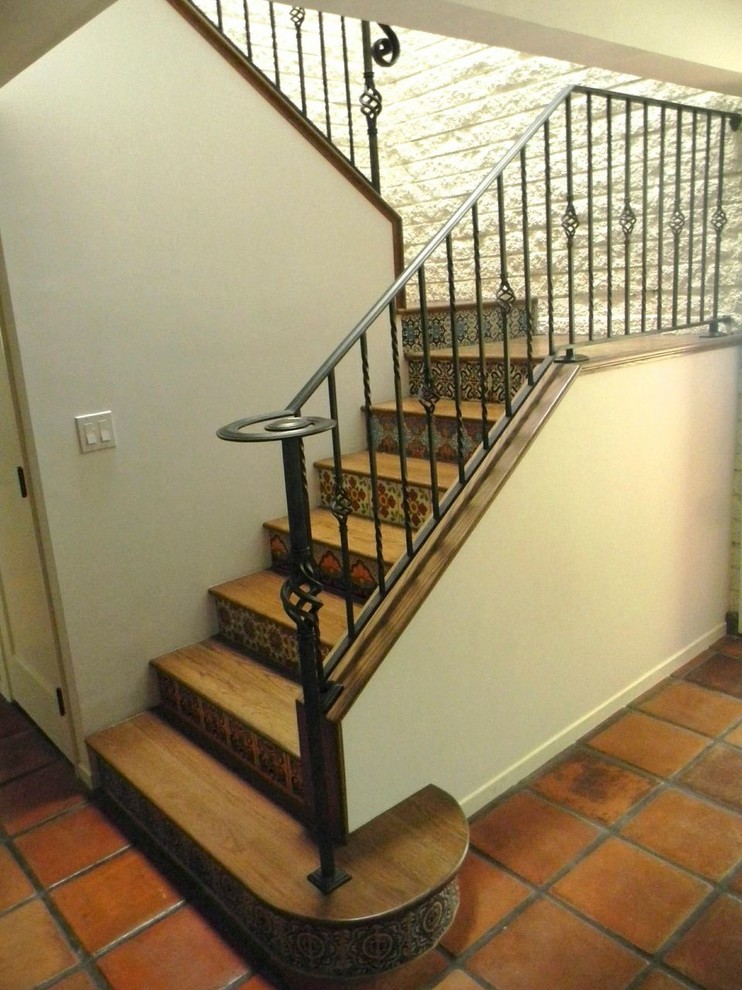 Rustic staircase in Los Angeles.