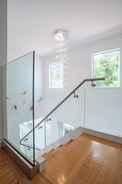 Residential Glass Railings - Modern - Staircase - Tampa - by Bella ...