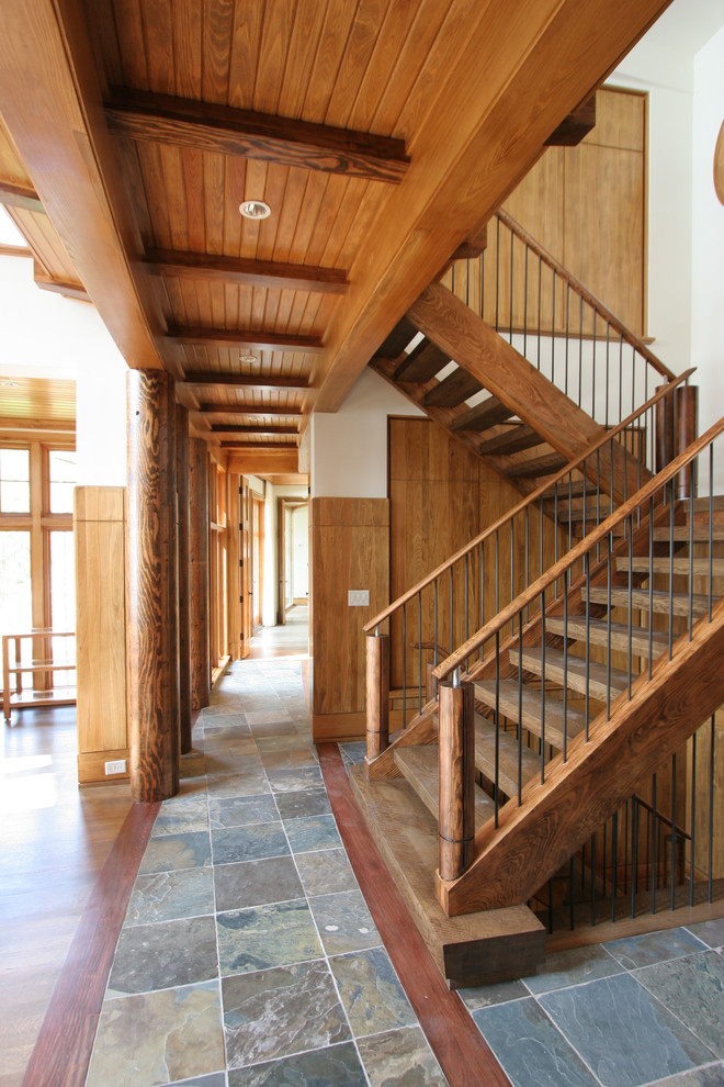 Reynolds Plantation Home Contemporary Staircase Atlanta by