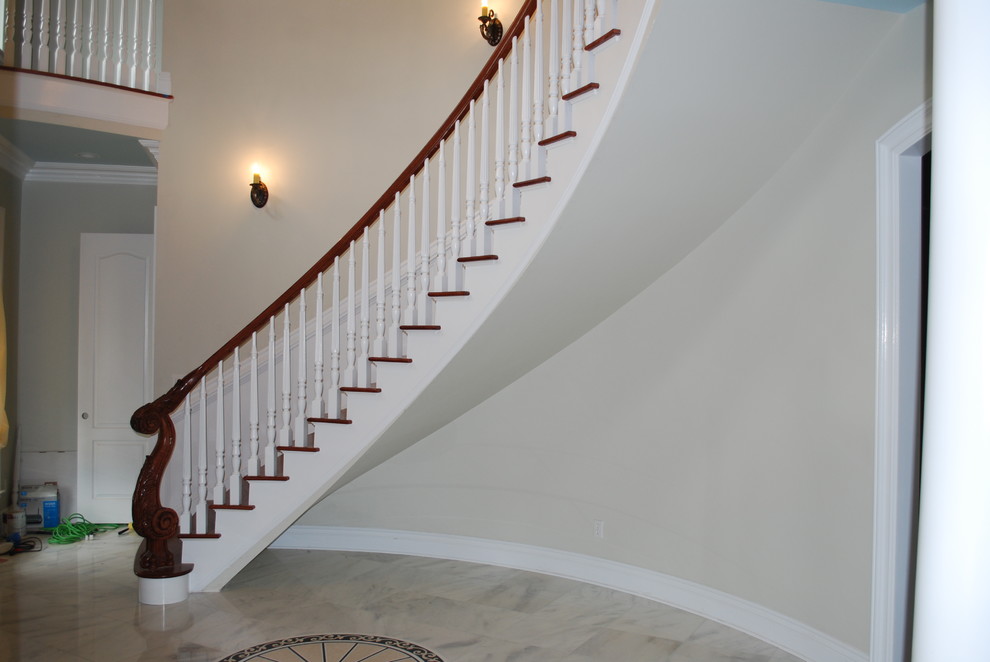 Inspiration for a timeless staircase remodel in New Orleans