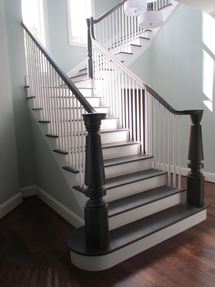 Rocky Ledge Stair Newel Reproduction Staircase Tampa by Turnings
