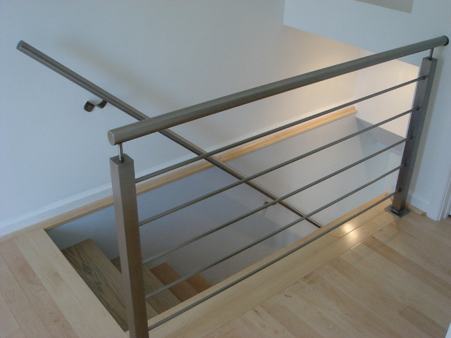 Rod Railing - Modern - Staircase - DC Metro - by IDS Metals / Ar2 ...