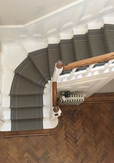 Roger Oates Flaxman Stone Stair Runner Carpet In Windsor Berkshire Staircase Surrey By Higherground Houzz