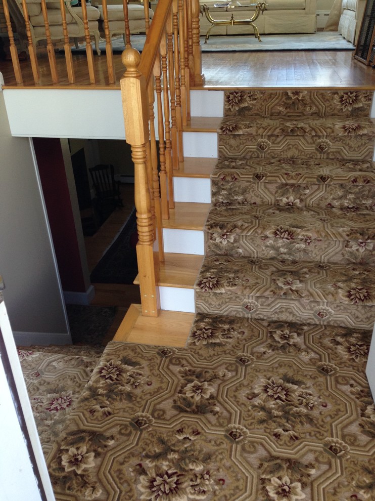 Rugs & Runners Traditional Staircase Boston by Bradford Carpet