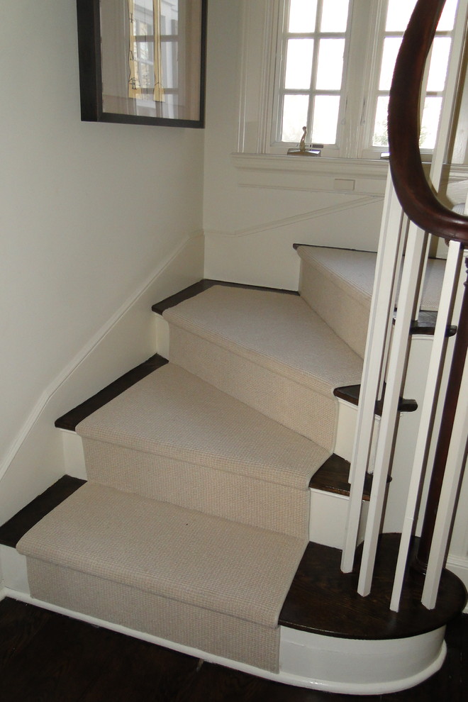 Rugs and Stair Runners Rustic Staircase New York by Rug & Home