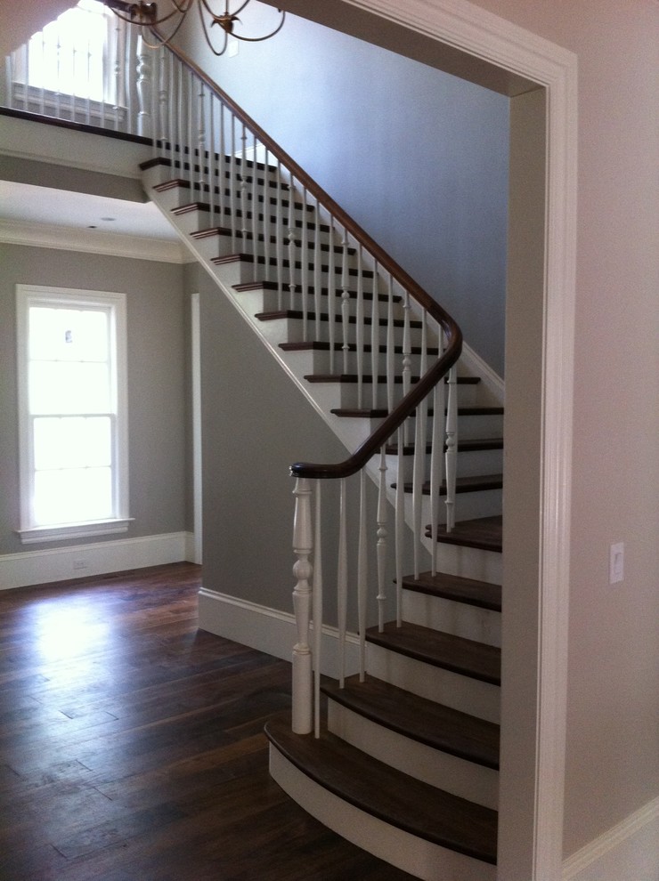 Classic staircase in Raleigh.