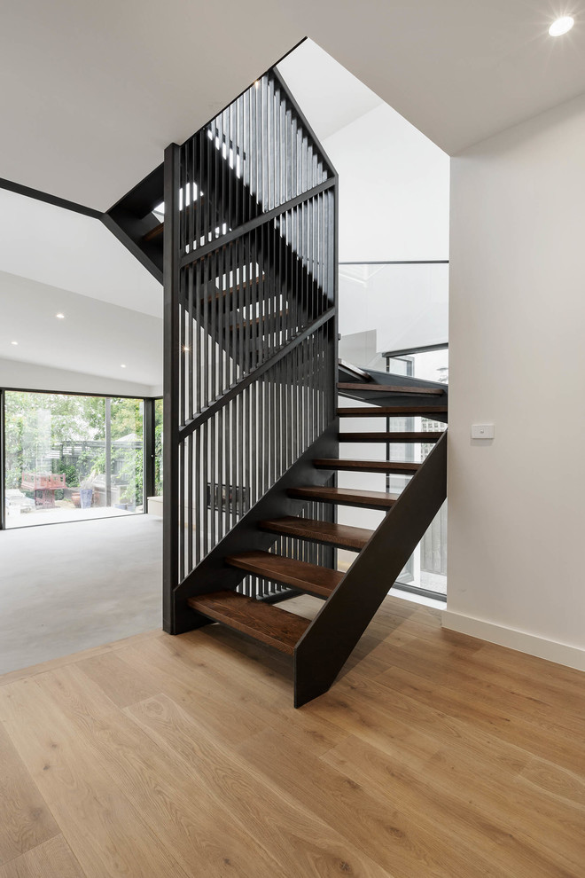 Staircase - contemporary staircase idea in Melbourne
