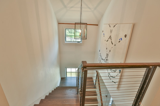 Saratoga Carriage House Adaptive Reuse - Contemporary - Staircase ...