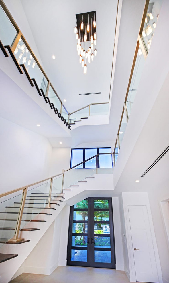 SE 7th Drive Estate Modern Staircase Miami by Waterbrook