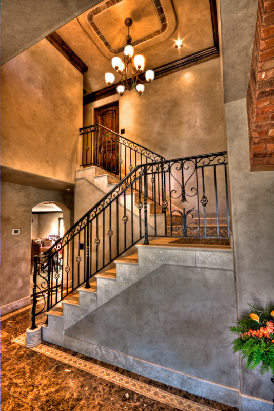 Example of a tuscan staircase design in San Francisco