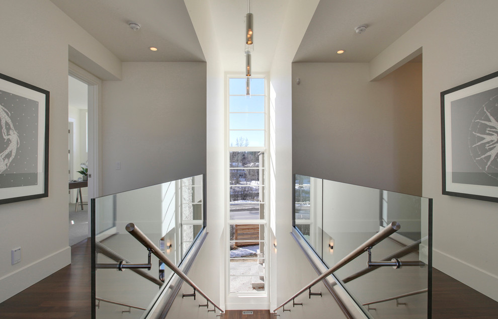 This is an example of a contemporary staircase in Calgary.