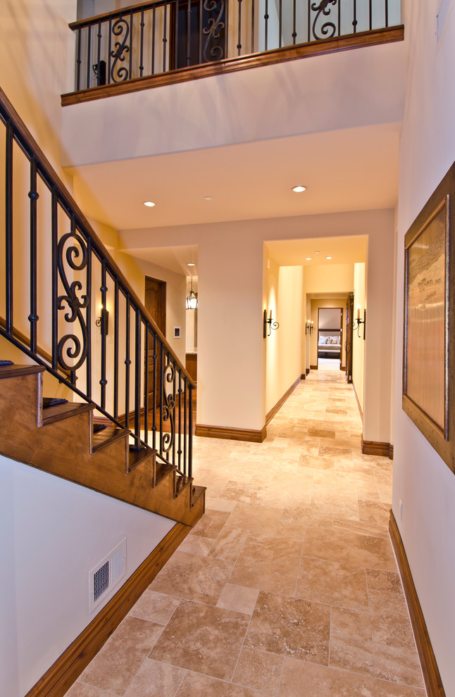 Example of a tuscan staircase design in Phoenix