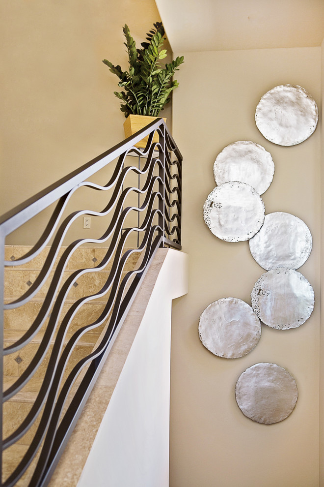 Inspiration for a contemporary staircase in Phoenix.