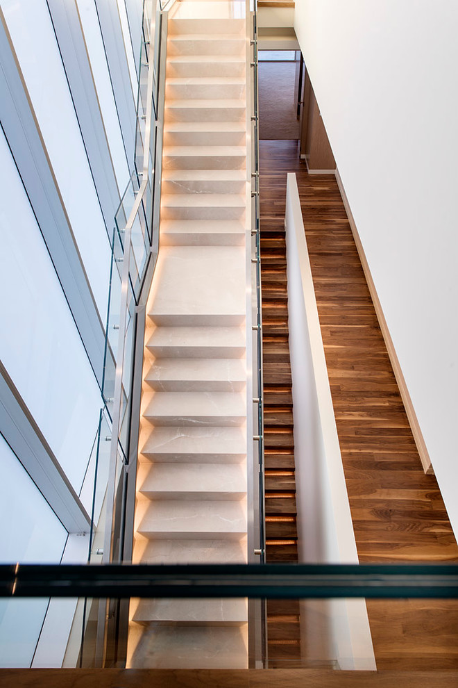 Inspiration for a large contemporary staircase remodel in Perth