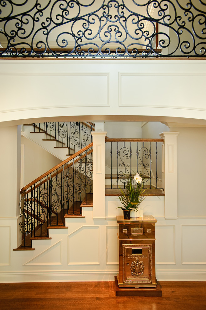 Inspiration for a traditional staircase in Vancouver.