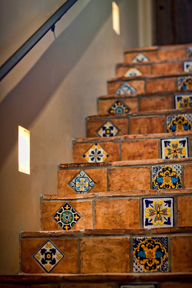 Cette photo montre un escalier méditerranéen.