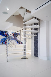 Spiral Staircase in Sunny Isles Beach - Modern - Staircase - Tampa - by ...