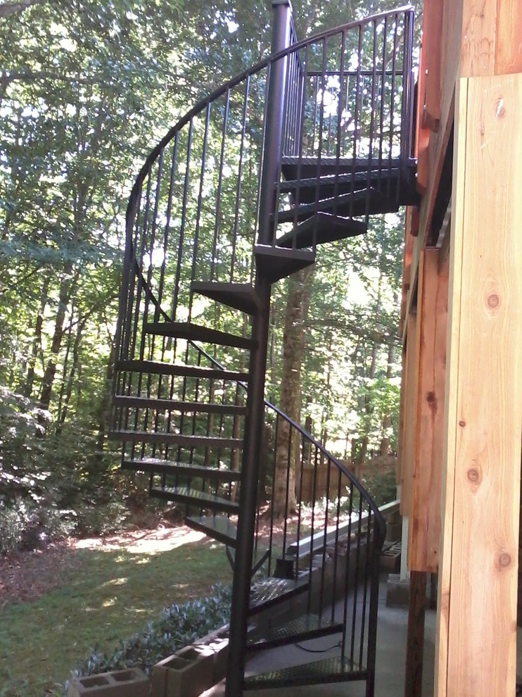 Spiral Staircase / Metal Stairs - Mediterranean - Staircase - Atlanta ...