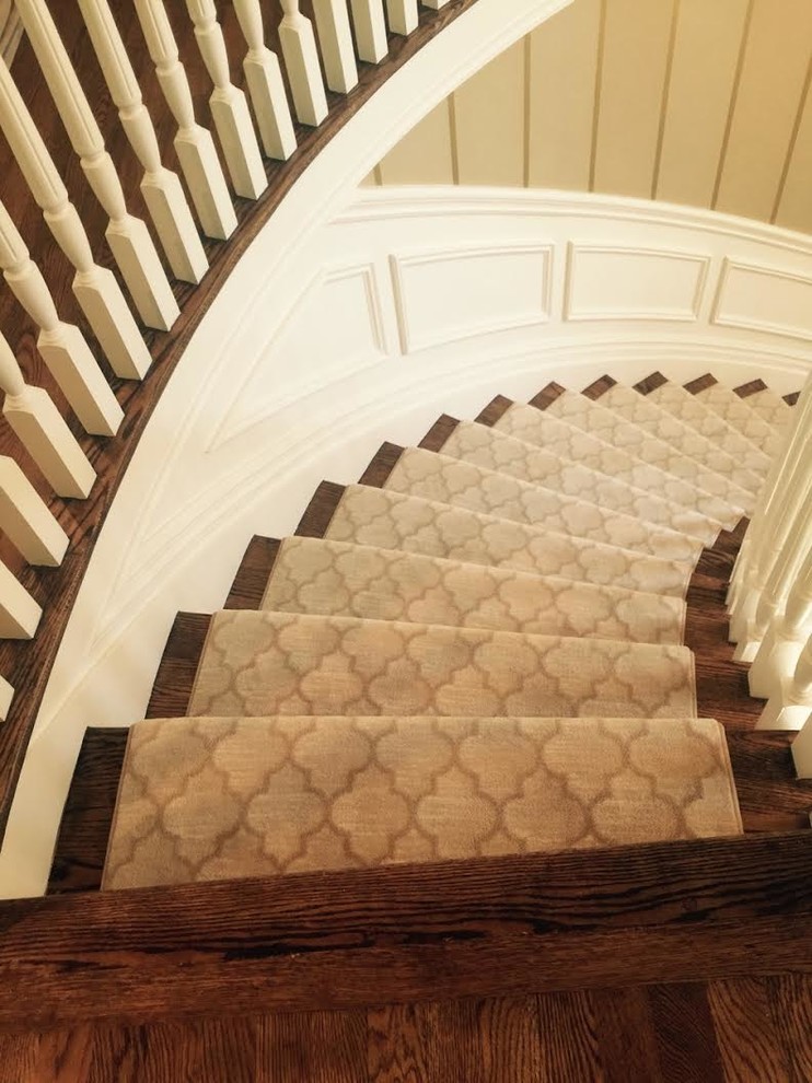 Spiral Staircase Runners Contemporary Staircase New York by J&S