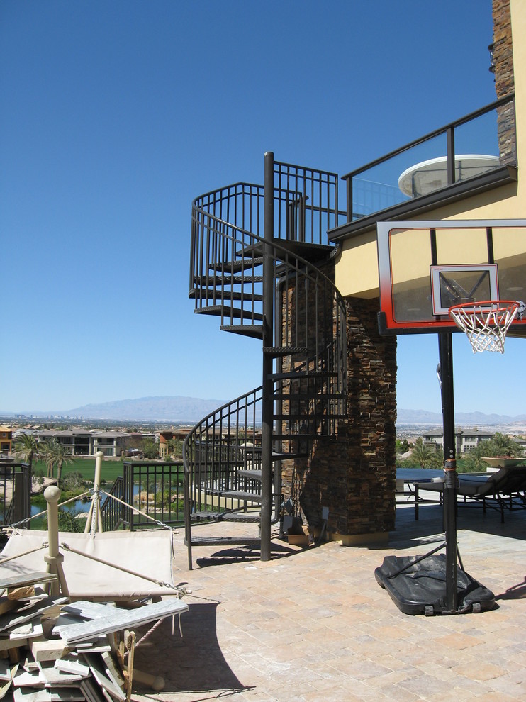 Spiral Stairways Traditional Staircase Las Vegas by JD Stairs