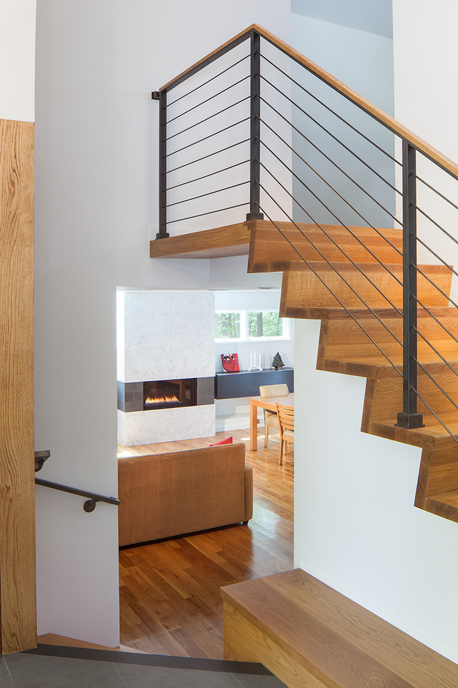 Split Level Stairs Modern Staircase Philadelphia By Gary Rosard