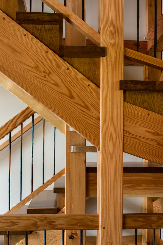 This is an example of a traditional staircase in Ottawa.