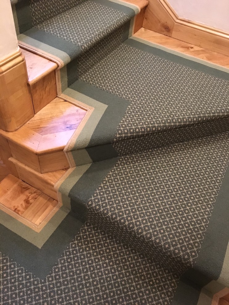 Photo of a traditional staircase in Denver.