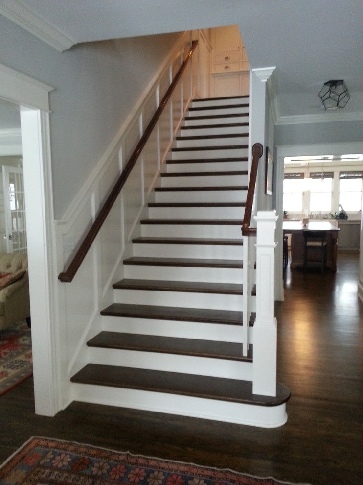 Stair Jobs Craftsman Staircase Minneapolis by Stellar Trim, llc