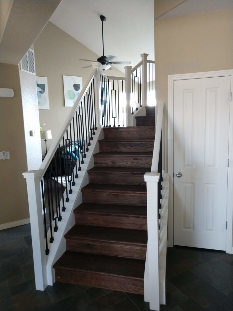 Stair Remodel Traditional Staircase Denver by Miller and Son