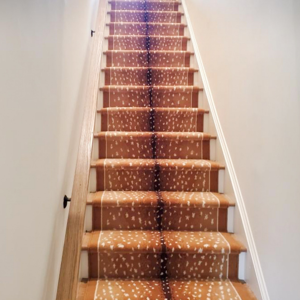 Staircase - large eclectic staircase idea in Atlanta