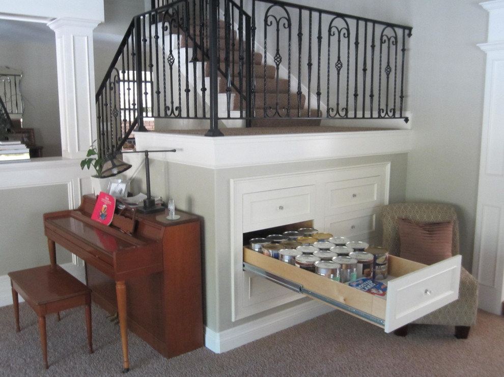 Stair Storage 1 - Traditional - Staircase - Los Angeles - by Hagen's ...