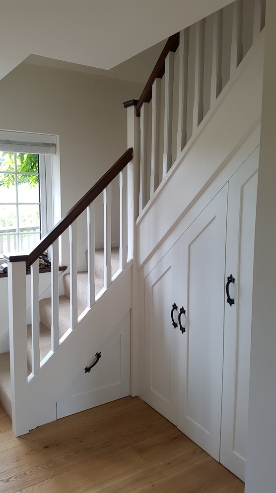 This is an example of a classic staircase in Berkshire.