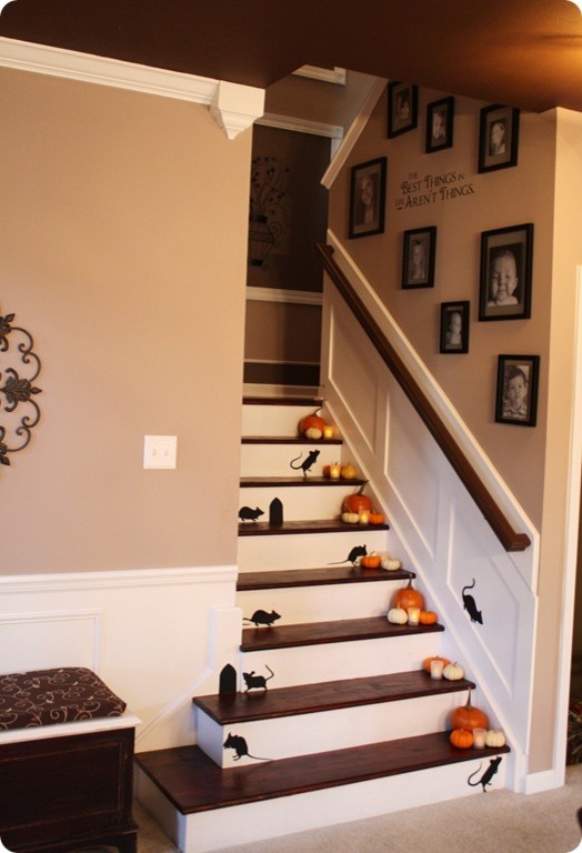Inspiration for a timeless staircase remodel in Indianapolis
