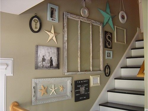 Example of a beach style staircase design in Other