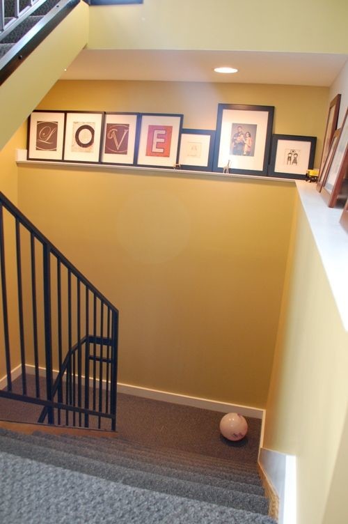 staircase wall decorating ideas - Traditional - Staircase - Other - by