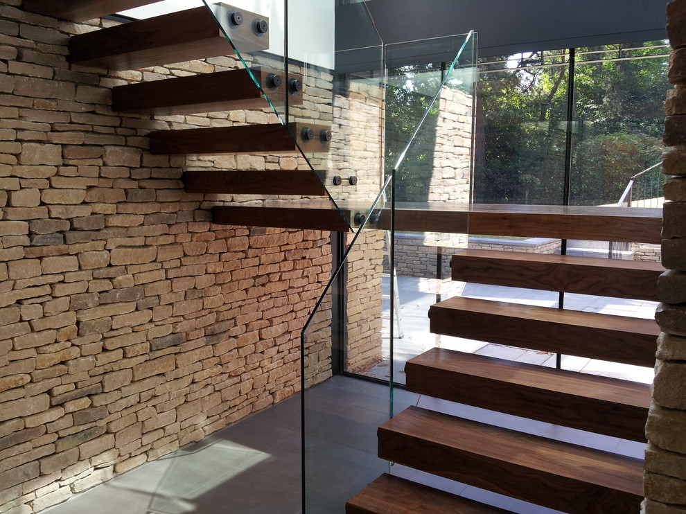 Staircase - contemporary staircase idea in Dorset