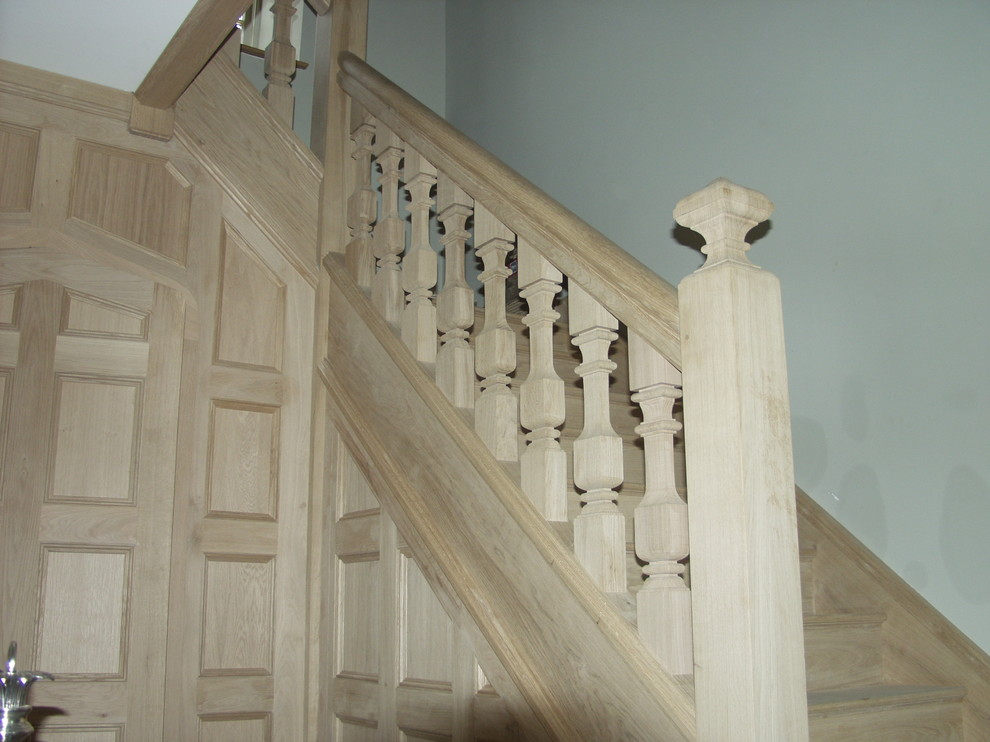 This is an example of a classic staircase in Oxfordshire.