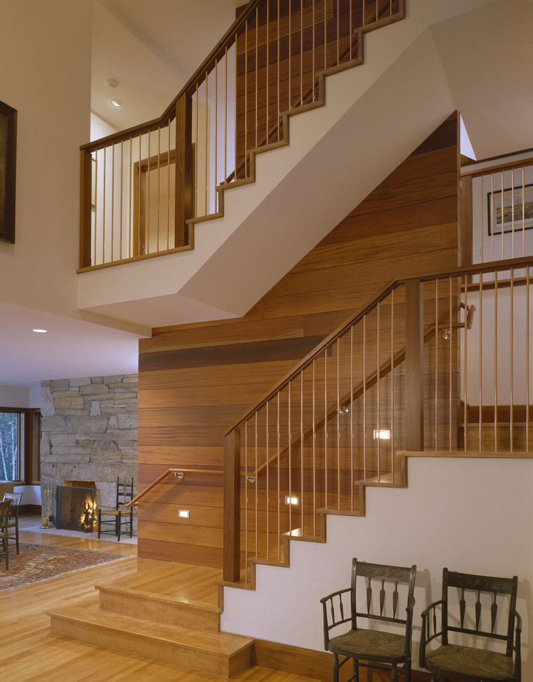 This is an example of a large classic staircase in Other.