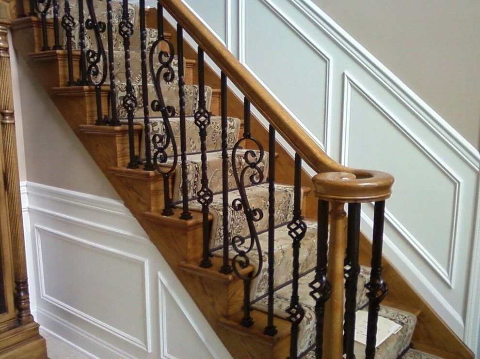 Stairs and railings Traditional Staircase Newark by American