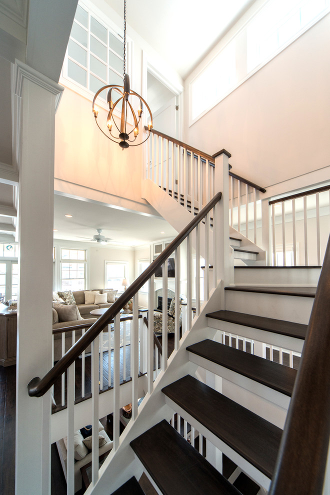 Stairs Beach Style Staircase Philadelphia by Halliday