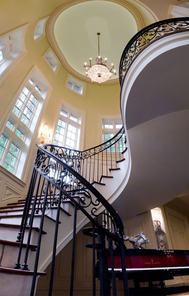 This is an example of a traditional staircase in Birmingham.