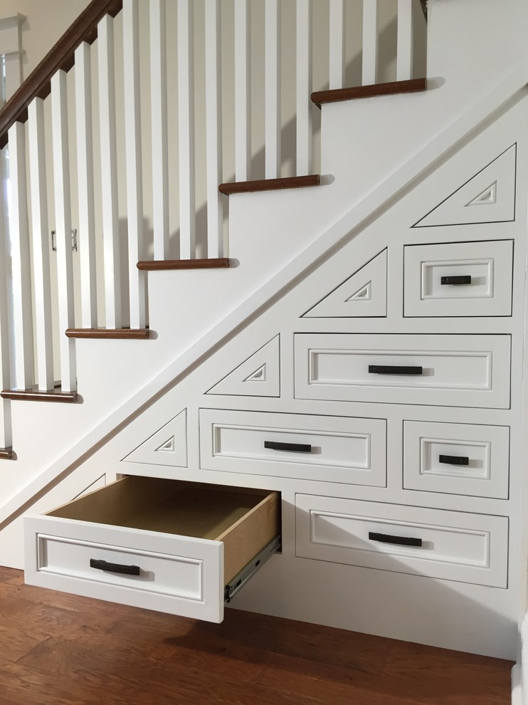 Stairs with Storage Drawers Traditional Staircase Jacksonville