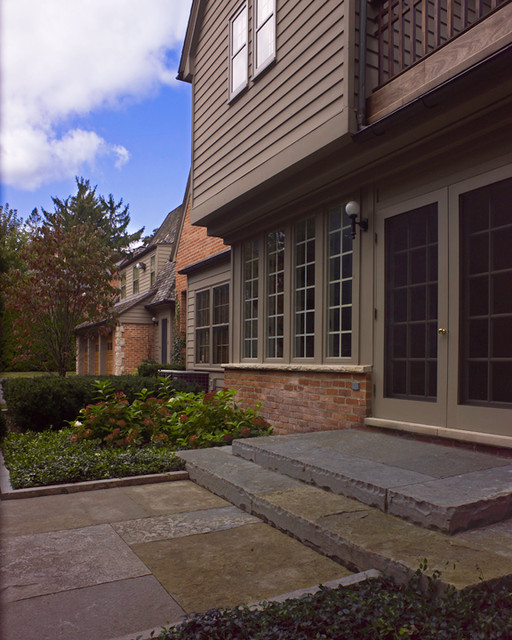 Stone Steps & Patio Transitional Staircase Detroit by Michael J