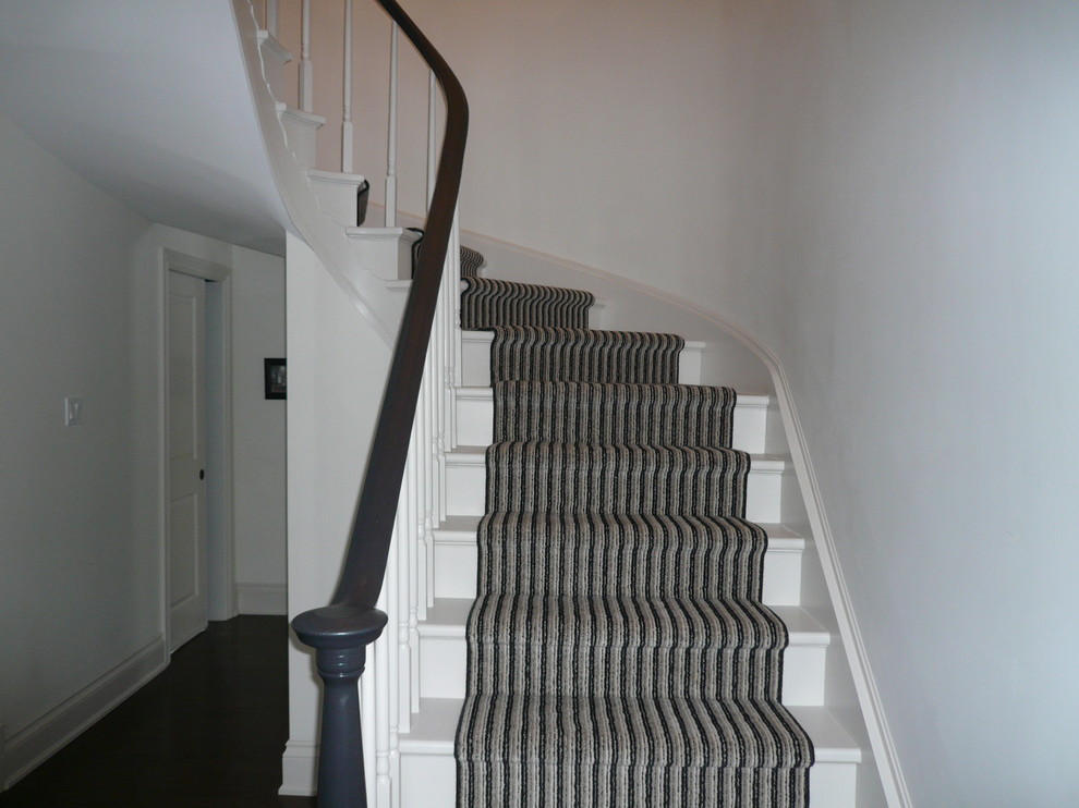 Striped Stair Runner Traditional Staircase Ottawa by Personal Impressions Houzz