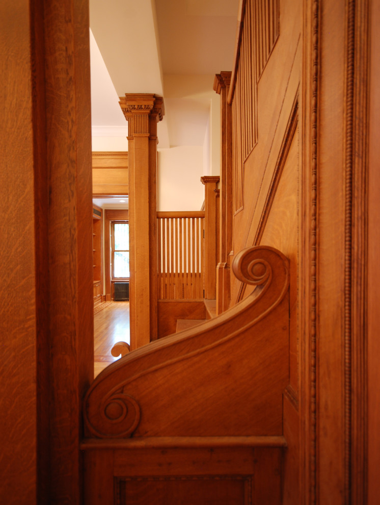 Strivers Row Townhouse, Harlem Traditional Staircase New York